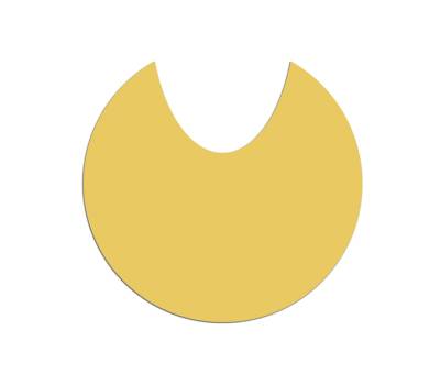 Adesivo raccolta differenziata per carrello portasacco spessore 300 micron giallo - 20150