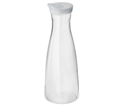 Caraffa con tappo 1L metacrilato trasparente - 17926