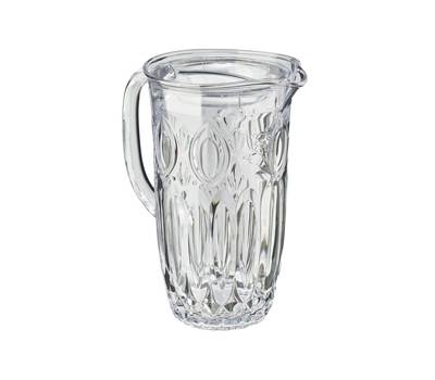 Caraffa decorata Milos 1,7 lt metacrilato trasparente - 17919
