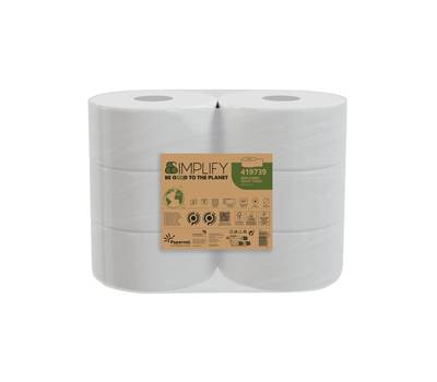 Carta igienica MiniJumbo Simplify 2 veli 15 gr goffratura mini 557 strappi - 21007