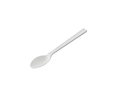Cucchiaino monouso in CPLA 12,5 cm bianco - 18213