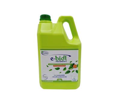 Detergente pavimenti Ebiol Tanica 5 kg agrumi - 20545