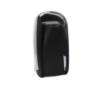 Dispenser per carta igienica interfogliata Skin Carbon piegata a V e Z nero - 20852