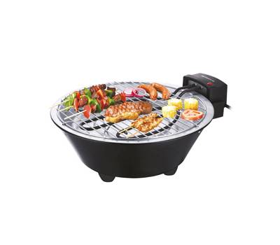 Griglia elettrica da tavolo BBQ1,1250 W nero - 19672 Griglia elettrica da tavolo BBQ1,1250 W nero - 19672