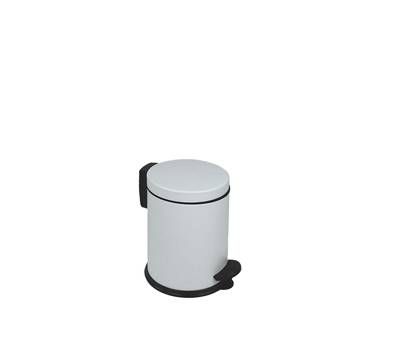 Pattumiera a pedale New Bin Basic 3 lt metallo verniciato bianco - 20964 Pattumiera a pedale New Bin Basic 3 lt metallo verniciato bianco - 20964