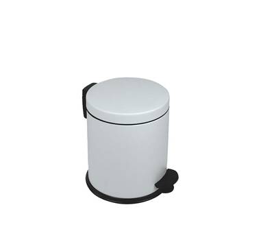 Pattumiera a pedale New Bin Basic 5 lt metallo verniciato bianco Medial 913051 - 20976 Pattumiera a pedale New Bin Basic 5 lt metallo verniciato bianco Medial 913051 - 20976
