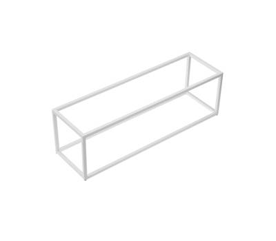 Stand buffet GN 2,4,53 x 16,5 x 16 cm metallo bianco - 17925