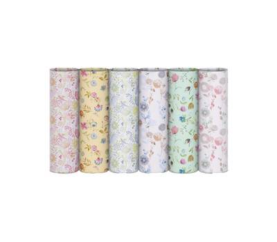 Carta regalo riciclata Fiori di campo - 100 fogli - 70 x 100 cm - fantasie assortite - Rex Sadoch - EC400F02 - 8006715255041 - DMwebShop