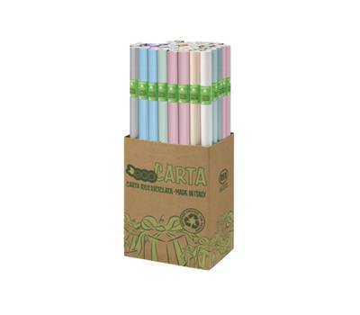 Rotolo carta regalo perlage - 2 x 0,70 mt - colori assortiti - conf. 50 pezzi - Rex Sadoch - PE3J1ASS - 8006715075595A - DMwebShop