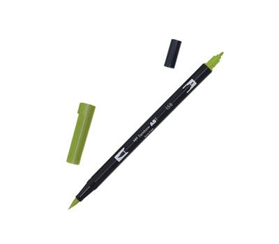 Pennarello Dual Brush 158 - dark olive - conf. 6 pezzi - Tombow - PABT-158 - 4901991901269 - DMwebShop