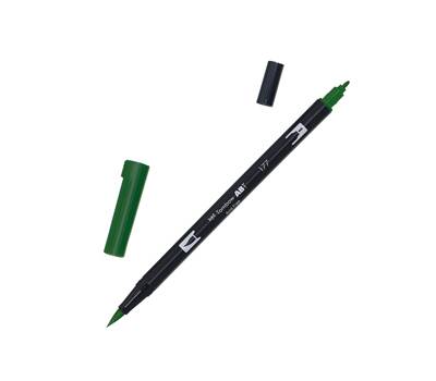 Pennarello Dual Brush 177 - dark jade - conf. 6 pezzi - Tombow - PABT-177 - 4901991901290 - DMwebShop