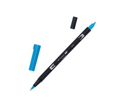 Pennarello Dual Brush 476 - cyan - conf. 6 pezzi - Tombow - PABT-476 - 4901991901634 - DMwebShop