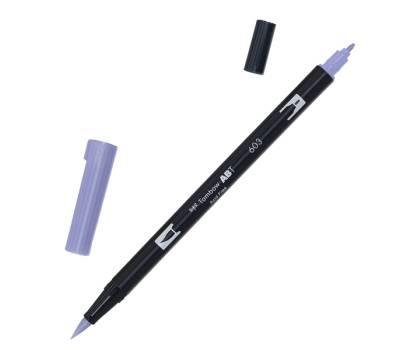 Pennarello Dual Brush 603 - periwinkle - conf. 6 pezzi - Tombow - PABT-603 - 4901991901771 - DMwebShop