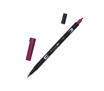 Pennarello Dual Brush 757 - port red - conf. 6 pezzi - Tombow - PABT-757 - 4901991901955 - DMwebShop