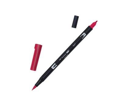 Pennarello Dual Brush 847 - crimson - conf. 6 pezzi - Tombow - PABT-847 - 4901991902075 - DMwebShop