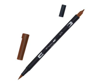 Pennarello Dual Brush 879 - brown - conf. 6 pezzi - Tombow - PABT-879 - 4901991902129 - DMwebShop