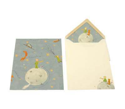 Biglietto + busta Piccolo Principe - 190 x 250 mm - conf. 5 pezzi - Kartos - 01420100 - 8009162368272A - DMwebShop