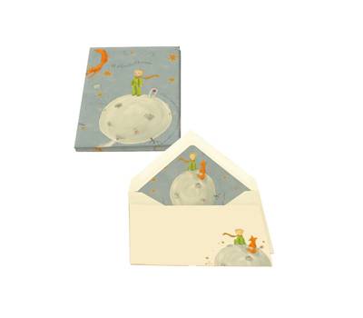 Biglietto + busta Piccolo Principe - 90 x 140 mm - conf. 5 pezzi - Kartos - 01420200 - 8009162373092A - DMwebShop