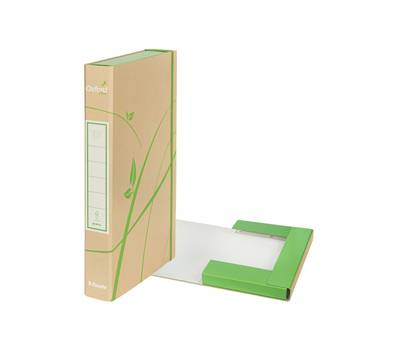Cartella progetti con elastico Oxford Green - 22 x 30 cm - dorso 40 mm - avana - conf. 12 pezzi - Esselte - 397850503 - 8004157505038 - DMwebShop