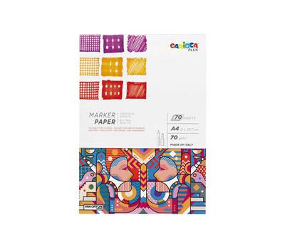 Album disegno pennarello - A4 - 70 gr - 50 fogli - Plus - Carioca - 45220 - 8003511452209 - DMwebShop