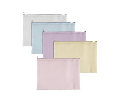 Busta con zip Bubble - 28,8 x 18,5 cm - EVA - colori pastello assortiti - conf. 5 pezzi - Sei Rota - P0432890 - 8000851810102 - DMwebShop