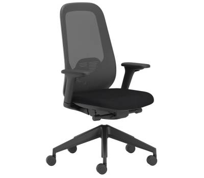 Poltrona semidirezionale Joga - nero - Unisit - JON/SN - DMwebShop