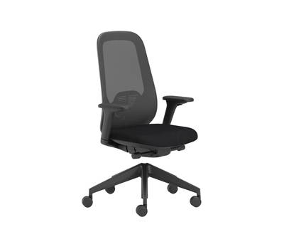 Poltrona semidirezionale Joga - nero - Unisit - JON/SN - DMwebShop