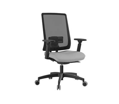 Poltrona semidirezionale X-Pro - c- braccioli - grigio - Unisit - XPA/BR2D/OI - DMwebShop