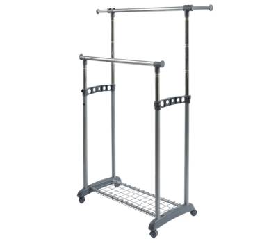 Appendiabiti su ruote Gastone - 2 barre - Perfetto - 0511A - 8000957051119 - DMwebShop