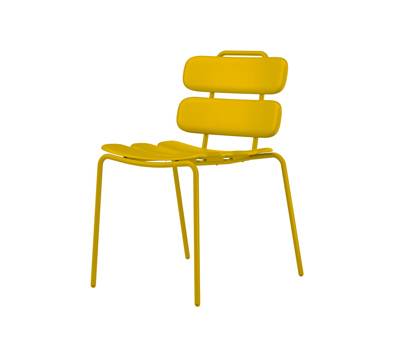 Seduta collettivita' Lemon - senza braccioli - giallo - Unisit - LEM/giallo - 8059513463057 - DMwebShop