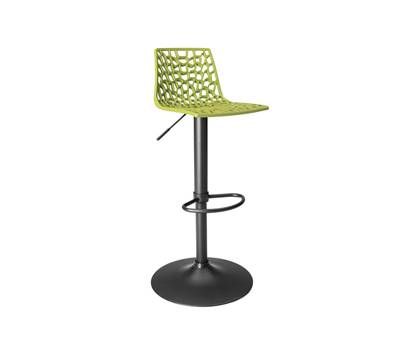 Sgabello Spider Gas - nero opaco-verde anice - Grandsoleil - S2800VABNO - 8005465973403 - DMwebShop