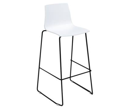 Sgabello Imola Fix - nero opaco-bianco - conf. 4 pezzi - Grandsoleil - S2903NE - 100649PZ - DMwebShop