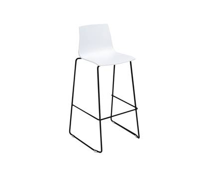 Sgabello Imola Fix - nero opaco-bianco - conf. 4 pezzi - Grandsoleil - S2903NE - 100649PZ - DMwebShop