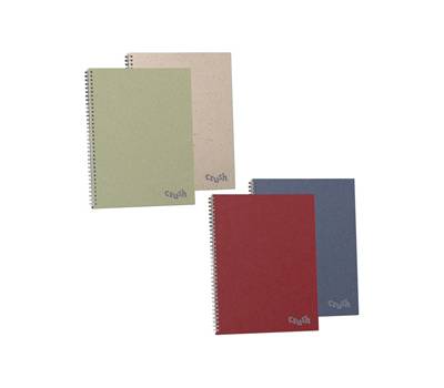 Maxiquaderno spiralato Crush - spiralato sul lato lungo - A4 - 5 mm - 60 fogli - 80 gr - colori assortiti - conf. 5 pezzi - Favini - A2958C4 - 8007057496819 - DMwebShop