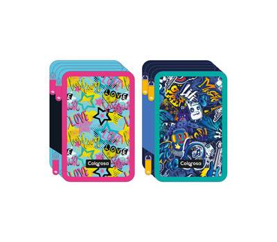 Astuccio Colors 3 zip - 13 x 20 x 7,5 cm - tessuto - fantasie assortite - conf. 6 pezzi - Colorosa - 368370 - 8004428065384 - DMwebShop Astuccio Colors 3 zip - 13 x 20 x 7,5 cm - tessuto - fantasie assortite - conf. 6 pezzi - Colorosa - 368370 - 8004428065384 - DMwebShop