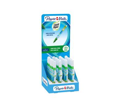 Correttore a penna Liquid Micro Correction Pen - 7 ml - expo 24 pezzi - Papermate - 2209441 - 113026980378438 - DMwebShop