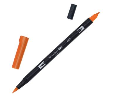 Pennarello Dual Brush N905 - red - conf. 6 pezzi - Tombow - PABT-905 - 4901991902150 - DMwebShop