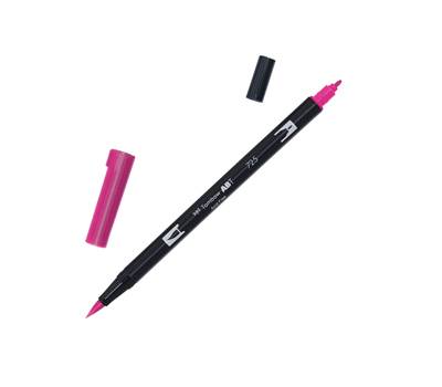 Pennarello Dual Brush N725 - rhoadamine red - conf. 6 pezzi - Tombow - PABT-725 - 4901991901917 - DMwebShop