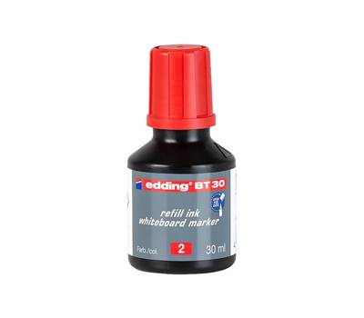 Inchiostro per marcatore lavagna E-28 - 30 ml - rosso - conf. 10 pezzi - Edding - 4-BT30002 - 4004764064267 - DMwebShop