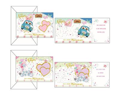 Biglietto auguri Matrimonio - 4 soggetti assortiti - conf. 12 pezzi - Kartos - 17987301 - 8009162375614A - DMwebShop