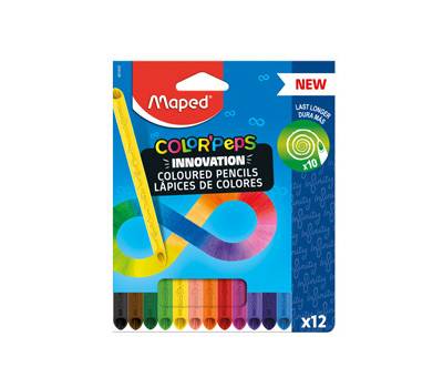 Pastello Color Peps Infinity - colori assortiti - conf. 12 pezzi - Maped - 861600 - 3154148616009 - DMwebShop