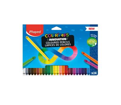 Pastello Color Peps Infinity - colori assortiti - conf. 24 pezzi - Maped - 861601 - 3154148616016 - DMwebShop