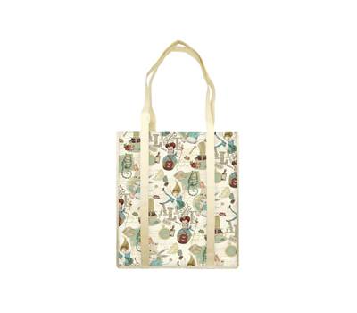 Shopper con manici - fantasia Alice - 35 x 40 x 8 cm - carta lavabile 100 gr - conf. 2 pezzi - Kartos - 10235300 - 8009162377359A - DMwebShop