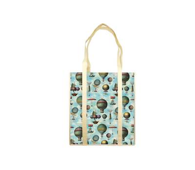 Shopper con manici - fantasia Air Ballons - 35 x 40 x 8 cm - carta lavabile 100 gr - conf. 2 pezzi - Kartos - 10235100 - 8009162377335A - DMwebShop