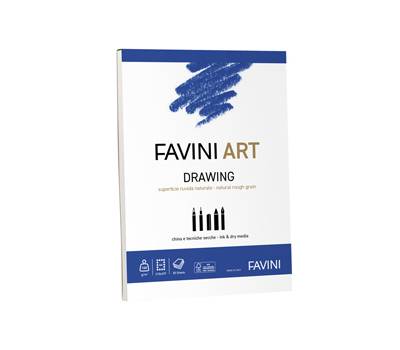 Blocco collato Drawing A4,140 gr 30 fogli Art - 21985