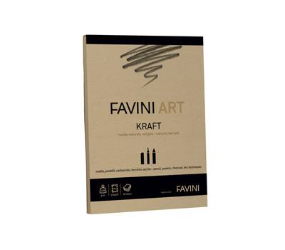 Blocco collato Kraft A4,120 gr 50 fogli Art - 21974