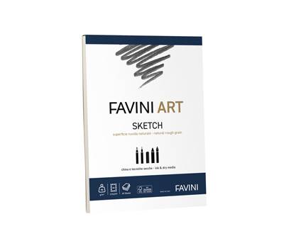 Blocco collato Sketch A4,90 gr 40 fogli Art - 21988