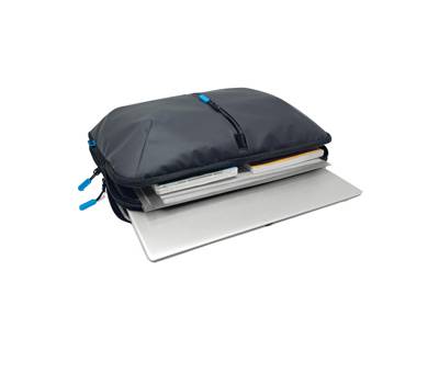 Borsa sleeve Kosmo 3 scomparti 41 x 31 x 5 cm tessuto nero - 21562