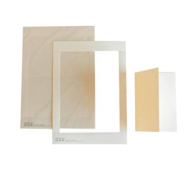 Cartoncino prefustellato 117 x 170 mm bianco martellato Kartos - 21172