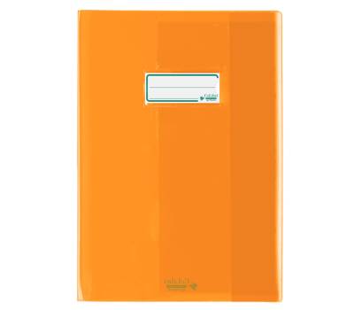 Coprimaxi Colibri con alette ecoPE 180 mic A4 liscio trasparente arancio - 22093